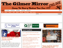 Tablet Screenshot of gilmermirror.com